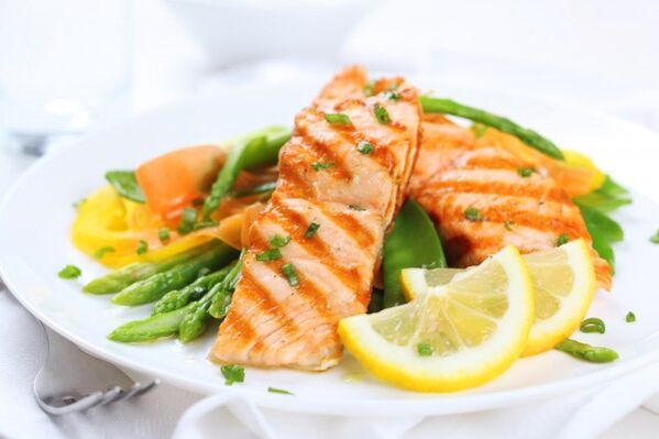 Le poisson au four est un plat diététique